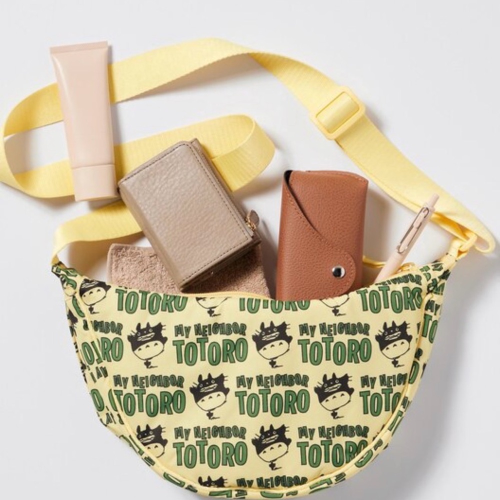 Uniqlo Yellow Totoro Themed Bag